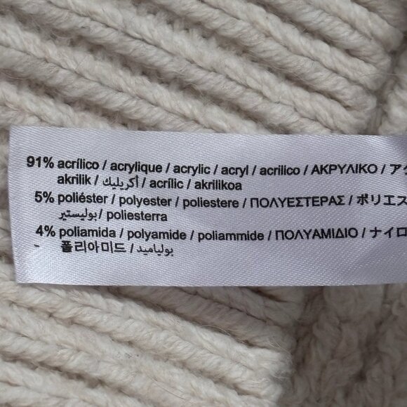 Zara Cozy Ruffle and Bows Sweater in Cream - Picture 9 of 11